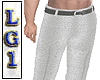 LG1 Silver Suit Pants