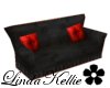 Black and Red Sofa
