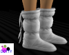 White Puffer boots