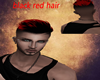 black red hair