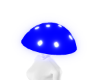 glow blue toadstool