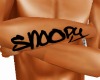 Snoopy Arm Tattoo