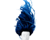 Spiral Blue Flame Hair