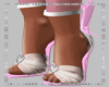 乂 Pink&White Heels