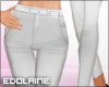 E~ Spring Pants White