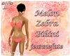 *jf* Melon Zebra Bikini