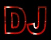 Red Neon DJ Sign