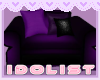 Purple Circle Couches