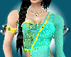 [bi]Indian Sari Green