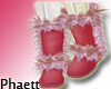 ♥|Fur Boots |Pink