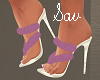 Pink/Wht Sparkle Sandals