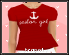 T| Kids Sailor Girl top