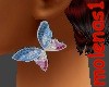 *M* Butterfly Earrings