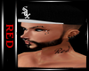 |R|Neck Tattoo "Red"