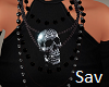 Gothic Skeleton Necklace