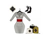 ZEFFAR DRESS BNWRHT RLL