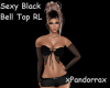 Sexy Black Bell Top RL