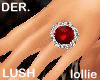 xo}Special lush red ring