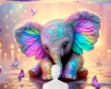 Baby elephant background