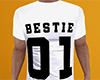 Bestie 01 Shirt White (M)