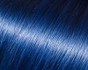 Blue  paony tail hair