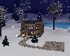 cozy winter cabin
