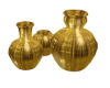 Glowing Gold Vases