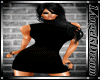 [E] Black Sexy Dress
