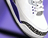 White Purple Shoes M