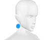 ul⇝ Blue Fur Earrings