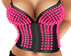 Pink PVC Spike Top
