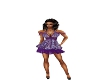 purple club dress