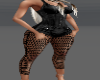 DJM blk denim Capri Net