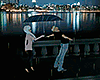 Midnight Umbrella Kiss