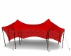 ! CANOPY TENT RED CLEAR