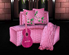 royal pink guitar chair
