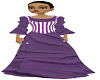 medieval dress purple