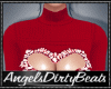 Red heart dress