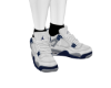 Navy White Shoes v2