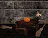 'Halloween Broom Table