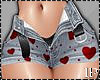 Valentines Hearts Shorts