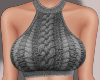 E* Gray Crochet Top