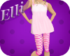 *E* Pink Stripe Outfit