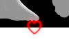 neon heart bg