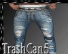 Ripped cargo jeans