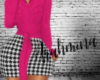 Pink Blouse Houds Skirt
