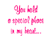 special in my heart