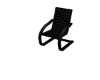black tuft cuddle chair