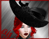 victorian dark hat
