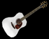 White Acoustic Guitar